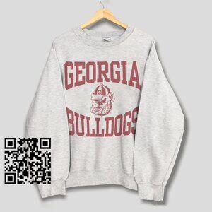 Vintage 90s University of Georgia Bulldogs Sweatshirt, NCAA Georgia Bulldogs Tee